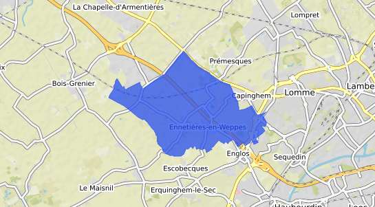 prix immobilier Ennetires en Weppes