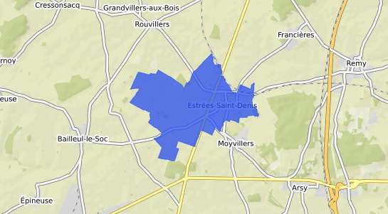 prix immobilier Estres Saint Denis