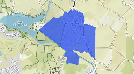 prix immobilier Forest sur Marque