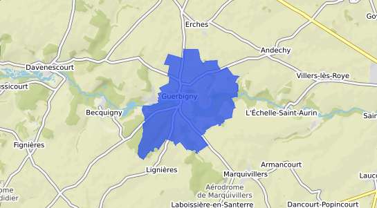 prix immobilier Guerbigny