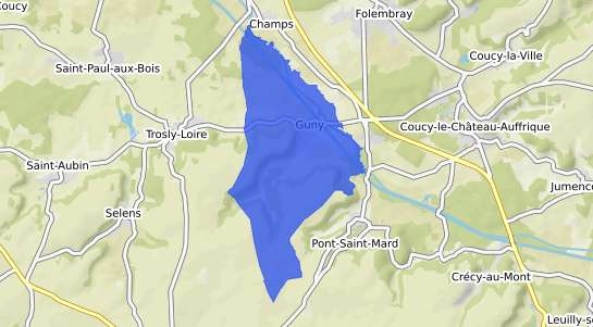 prix immobilier Guny