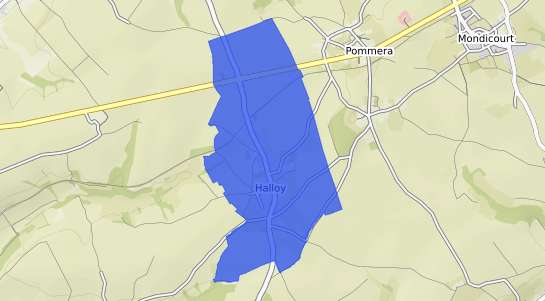 prix immobilier Halloy