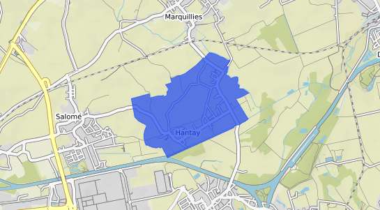 prix immobilier Hantay