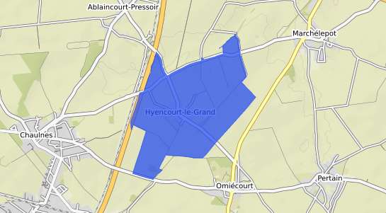 prix immobilier Hyencourt le Grand