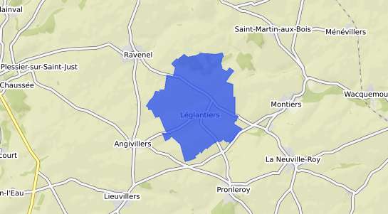 prix immobilier L�glantiers