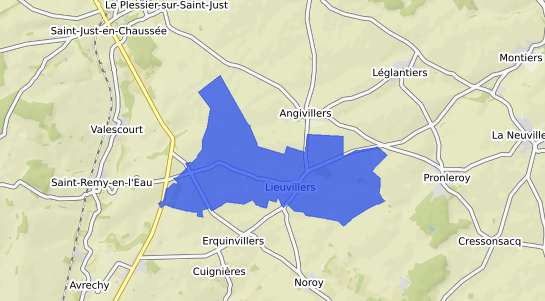 prix immobilier Lieuvillers