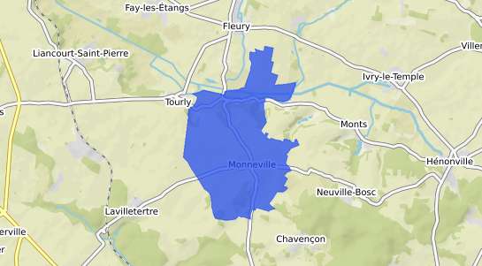 prix immobilier Monneville