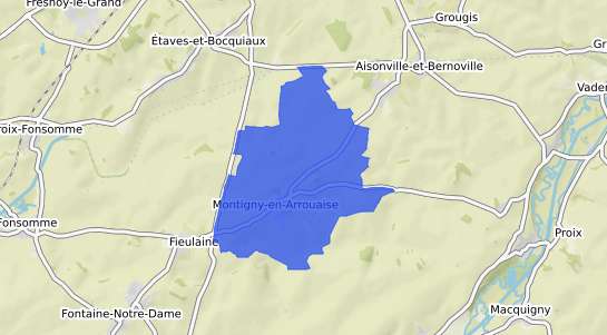 prix immobilier Montigny-en-Arrouaise