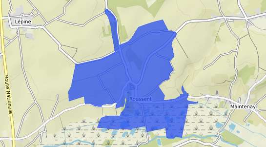 prix immobilier Roussent