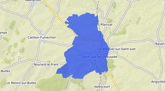 prix immobilier Saint Just en Chauss�e