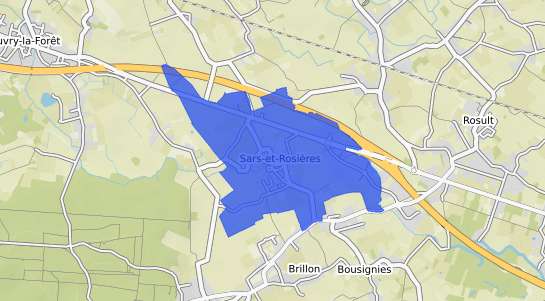 prix immobilier Sars et Rosi�res