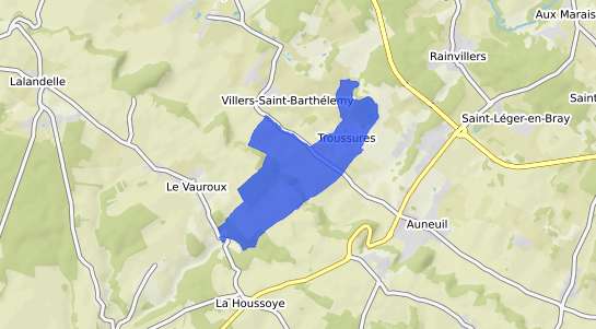 prix immobilier Troussures