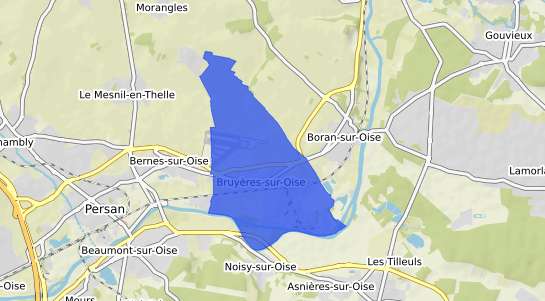 prix immobilier Bruy�res sur Oise