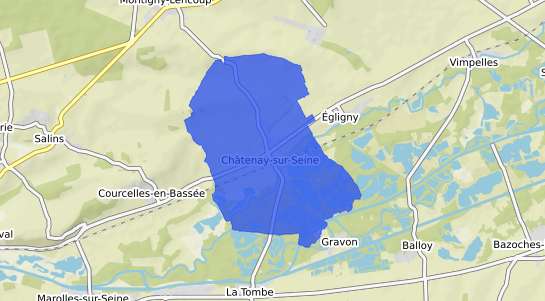 prix immobilier Ch�tenay sur Seine