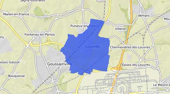 prix immobilier Louvres