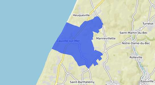 prix immobilier Cauville sur Mer