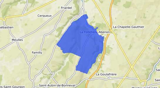 prix immobilier La Folleti�re Abenon