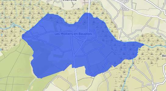 prix immobilier Les Moitiers en Bauptois