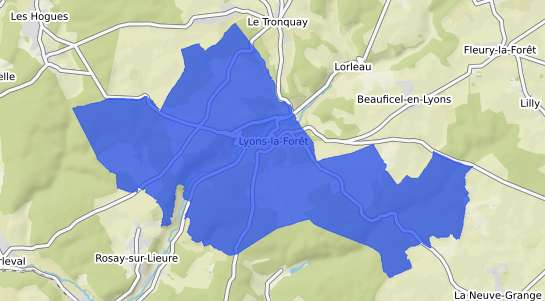 prix immobilier Lyons la For�t