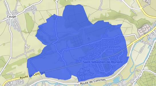 prix immobilier Saint S�bastien de Morsent