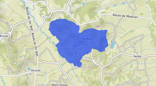 prix immobilier Aubous