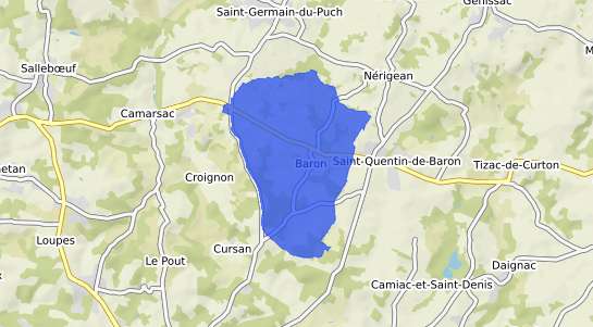 prix immobilier Baron