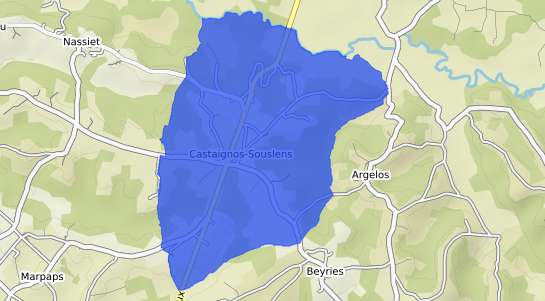 prix immobilier Castaignos Souslens