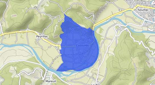 prix immobilier Cazoul�s