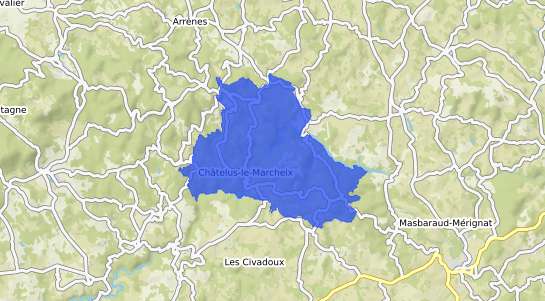 prix immobilier Ch�telus le Marcheix
