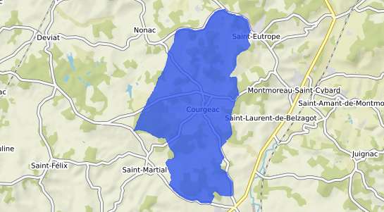prix immobilier Courgeac