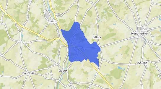 prix immobilier Lussac les Ch�teaux