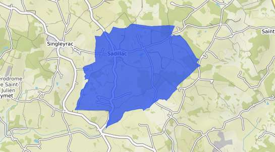prix immobilier Sadillac
