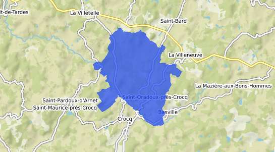 prix immobilier Saint Oradoux pr�s Crocq