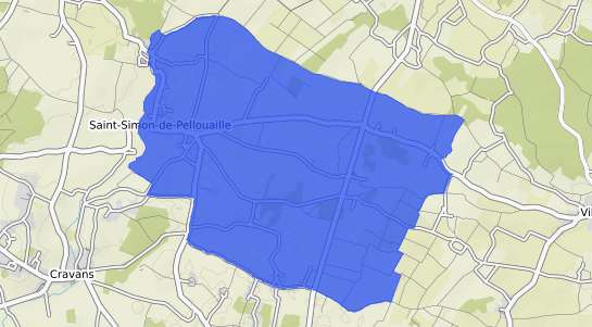 prix immobilier Saint Simon de Pellouaille