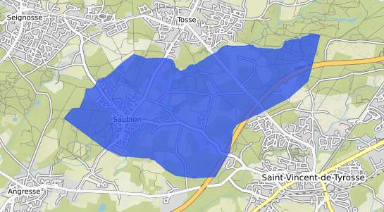 prix immobilier Saubion