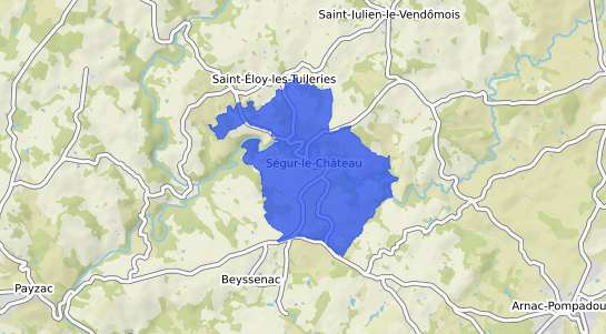 prix immobilier S�gur le Ch�teau