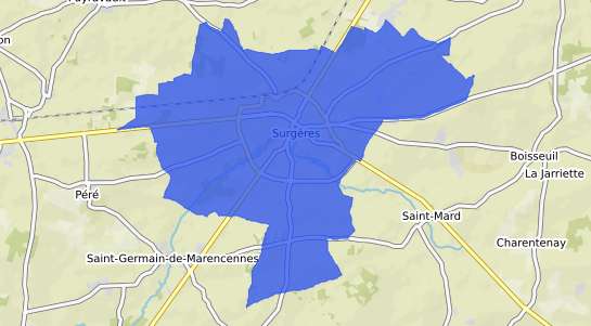 prix immobilier Surg�res
