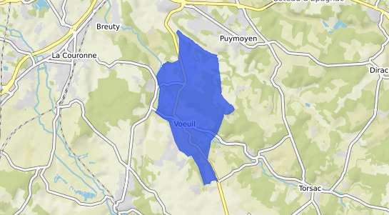 prix immobilier Voeuil et Giget