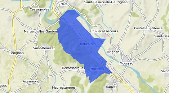 prix immobilier Boucoiran et Nozi�res