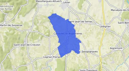 prix immobilier Canaules et Argenti�res