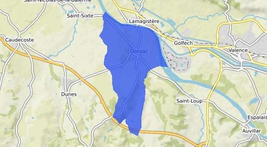 prix immobilier Donzac