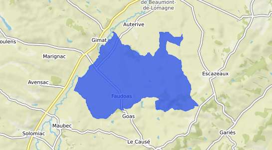 prix immobilier Faudoas