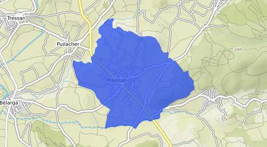 prix immobilier Plaissan