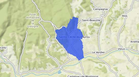 prix immobilier Sainte C�cile du Cayrou