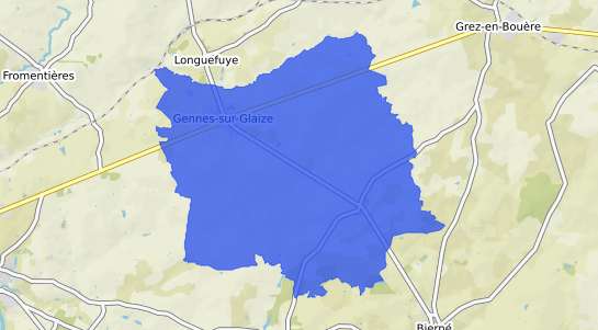 prix immobilier Gennes sur Glaize