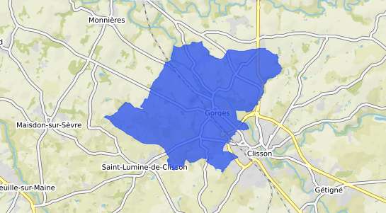 prix immobilier Gorges