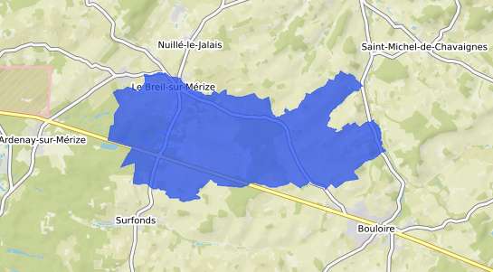 prix immobilier Le Breil sur M�rize