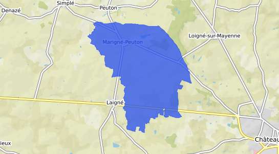 prix immobilier Marign� Peuton