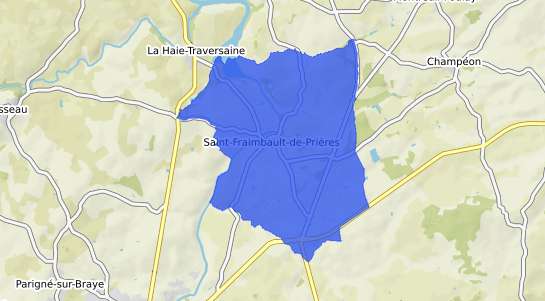 prix immobilier Saint Fraimbault de Pri�res