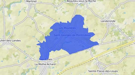 prix immobilier Saint Georges de Pointindoux